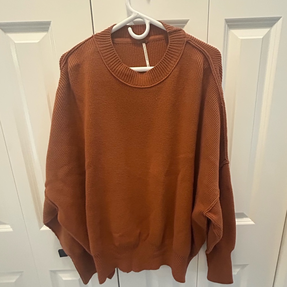 Free People Rust Sweater